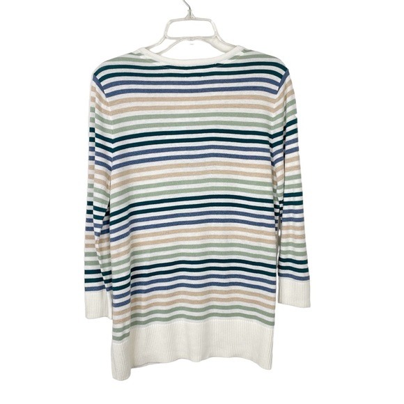 Stitch Fix l Market & Spruce Leila Split Neck Tassel Pullover, Large - Picture 6 of 10
